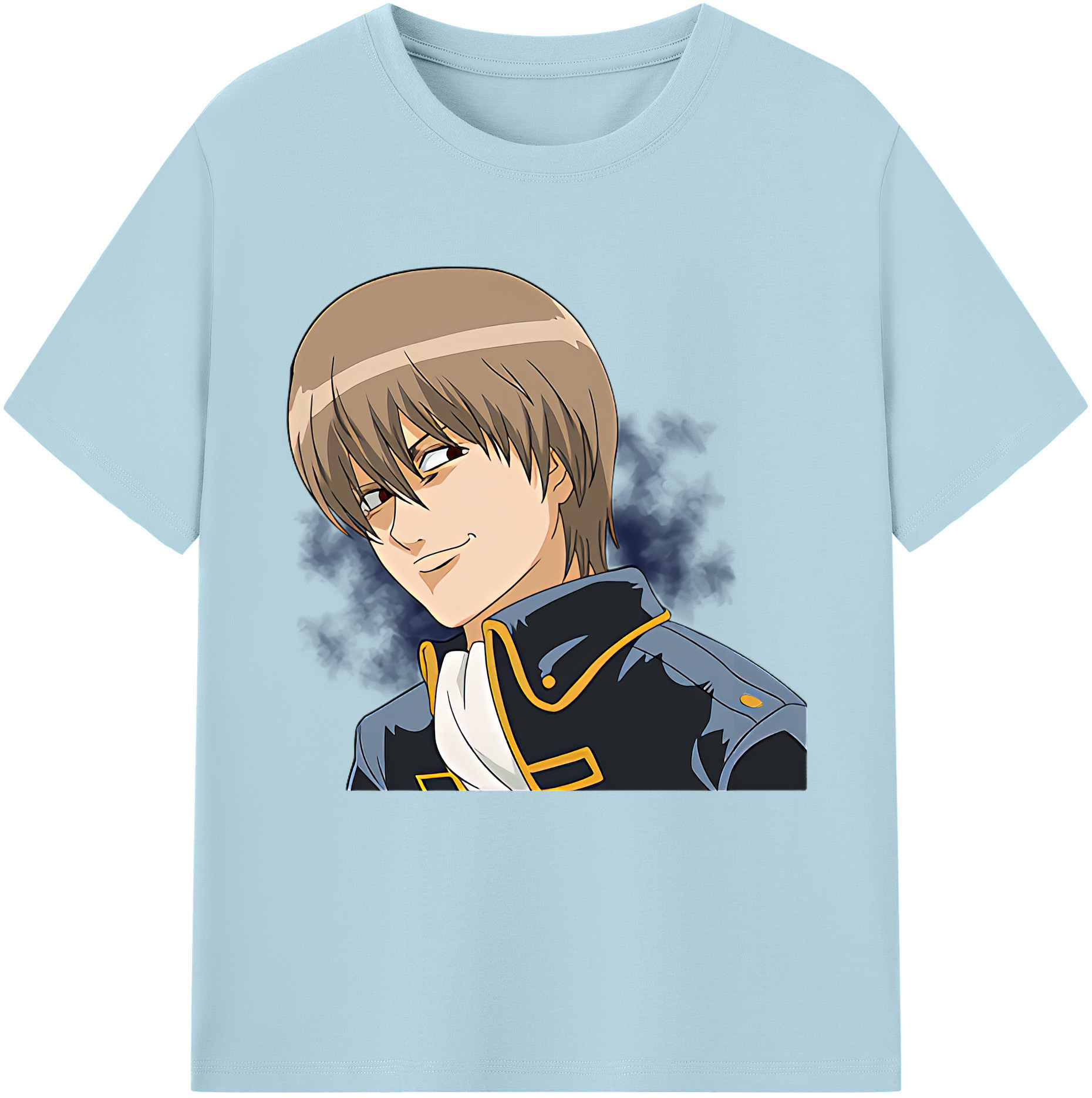 （画像用） ぎんたま 坂田銀時（さかたぎんとき） 神楽 志村新八（しむら しんぱち） GINTAMA Sakata Gintoki Kagura Shimura Shinpachi 綿100％半袖Tシャツ（フロントプリント）